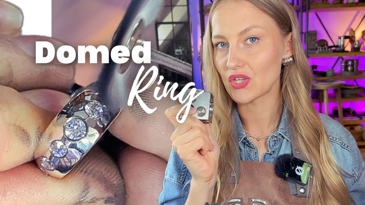 КАК сделать КУПОЛООБРАЗНОЕ серебряное КОЛЬЦО | Пошаговое руководство!