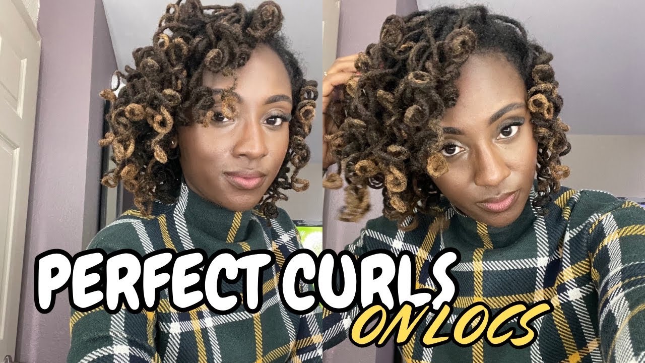 My First Perm Rod Set on My Locs 🎉