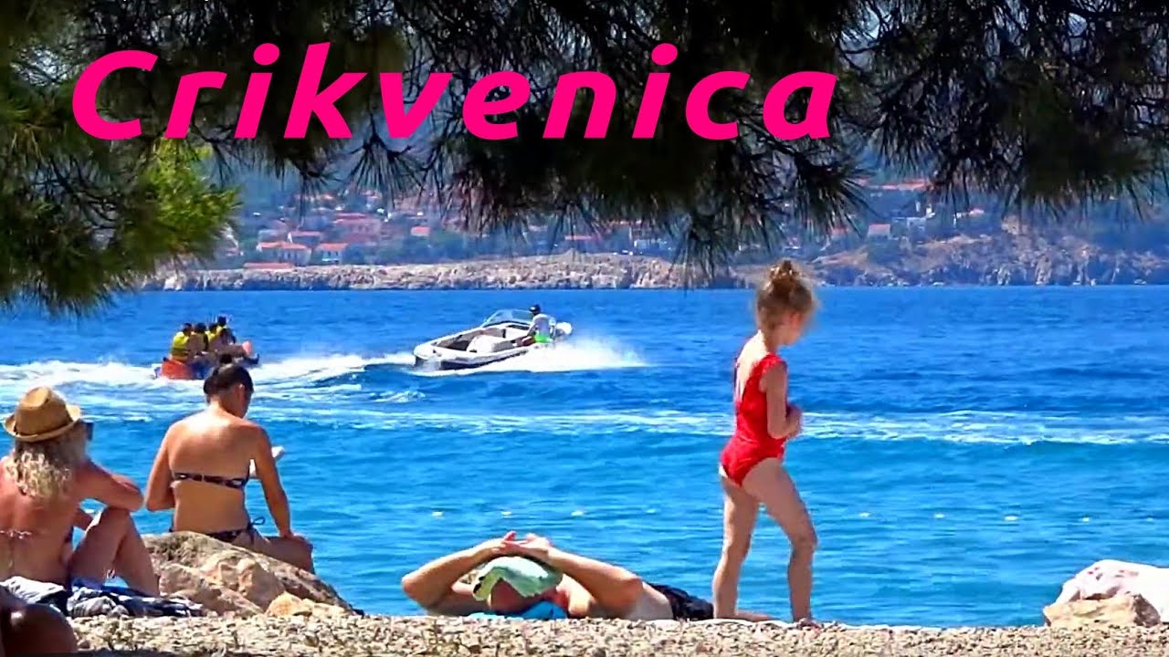 Plaža 🏖️ Crikvenica 🇭🇷 Croatia ☀️ Beach