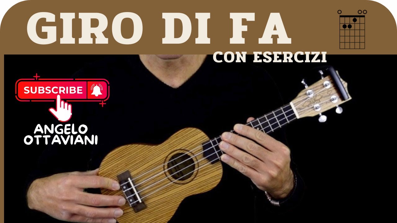 Ukulele - Giro di Fa - Esercizi Ritmici - Ukulele Lessons 🎶