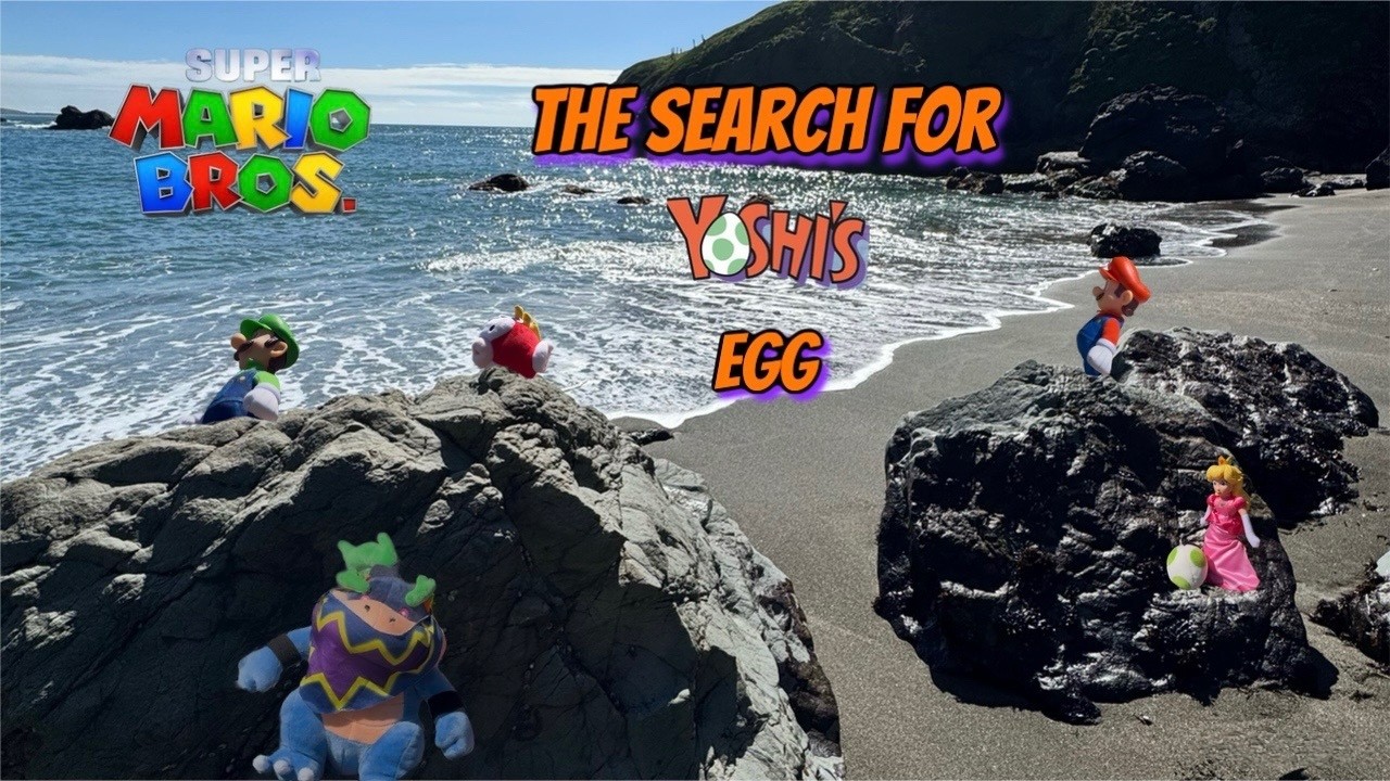 The Super Mario Bros Search for Yoshi’s egg - a plush parody