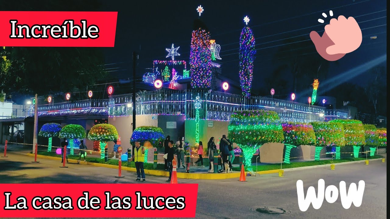 La CASA de las LUCES Navideñas
