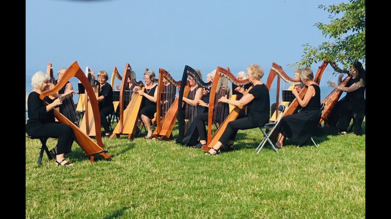 Moondance by Ailie Robertson, performed by Huron Harp School