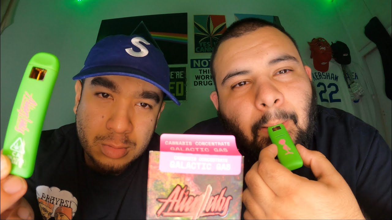 ALIEN LABS &ldquo;GALACTIC GAS&rdquo; 100% LIVE RESIN WAX DISPOSABLE PEN REVIEW & REVIEW!