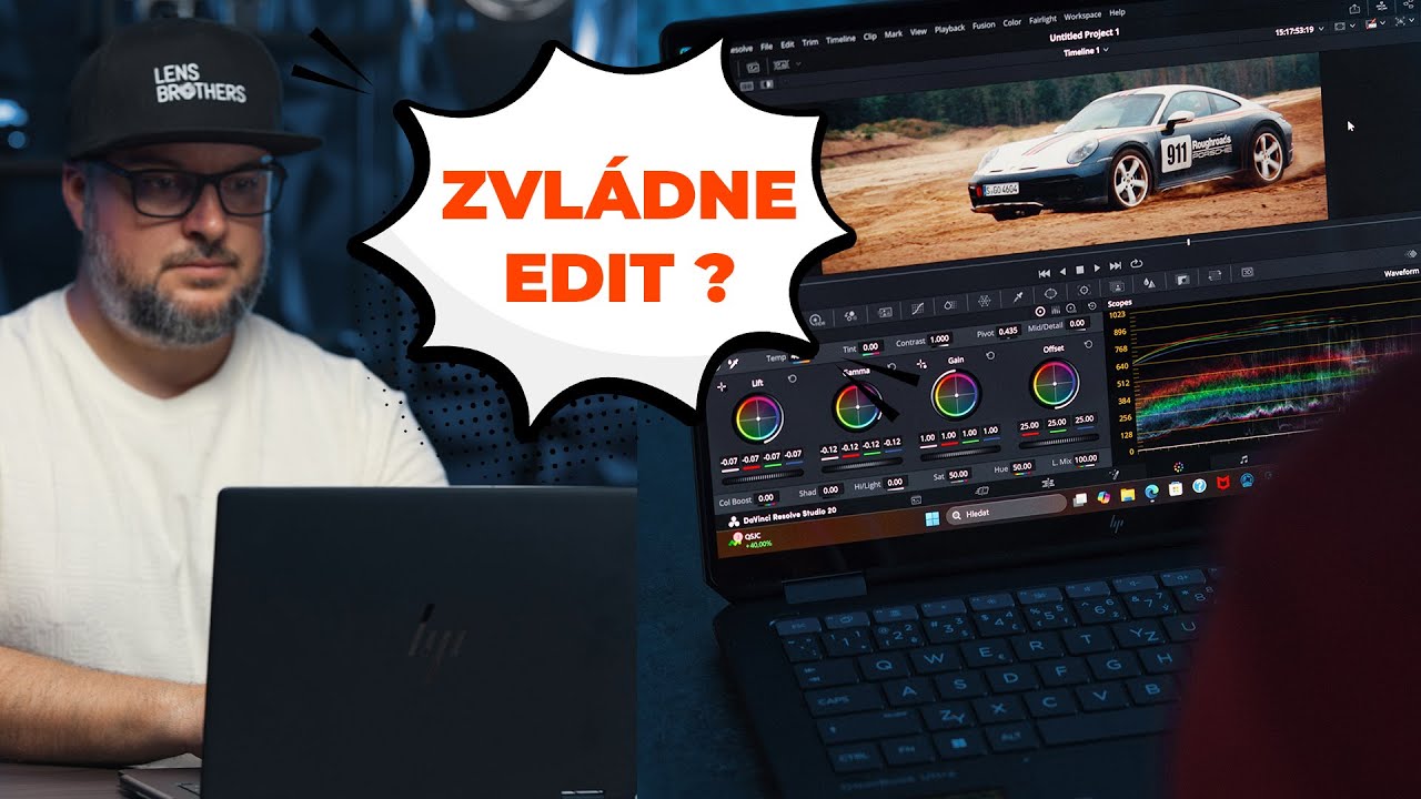 Dokáže WINDOWS zvládnuť edit videa? HP Omnibook ULTRA FLIP 14