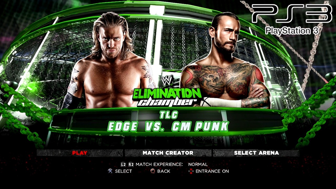 WWE '13 PS3 - Эдж против Си Эм Панка - TLC [2K][mClassic]