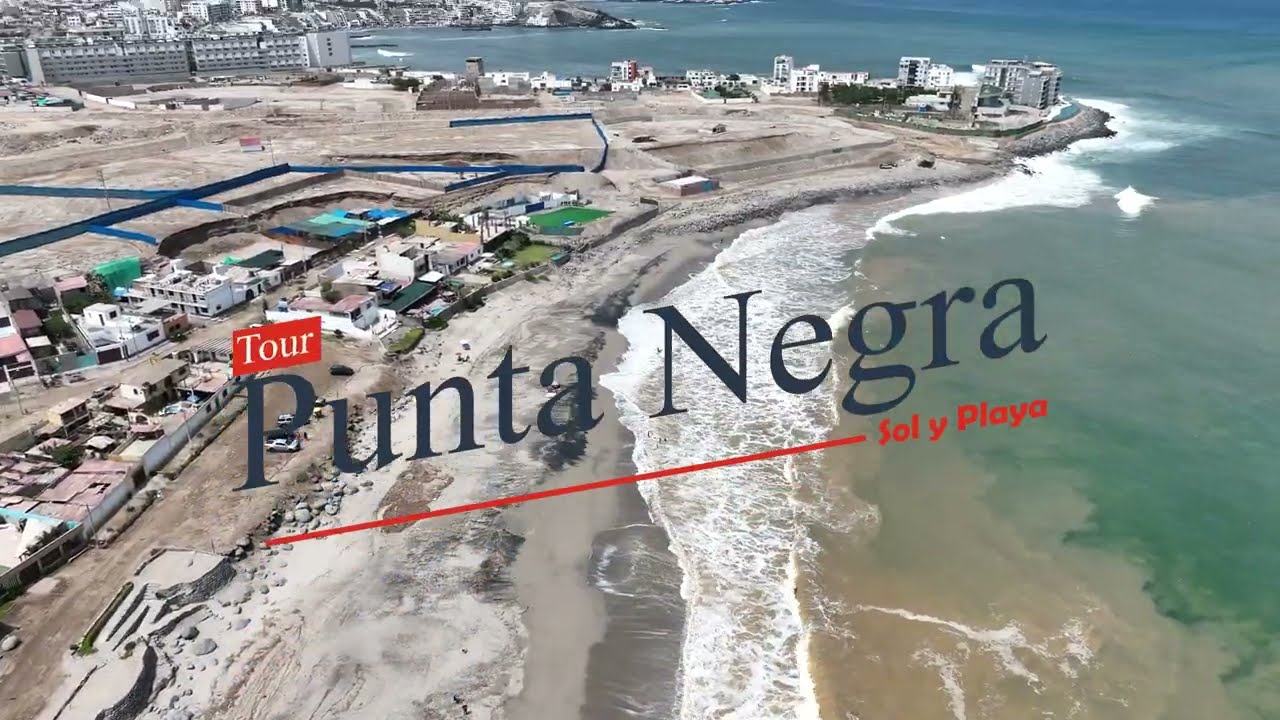 Una visita a la Playa Punta Negra, Lima Per&uacute; Drone Video 4K