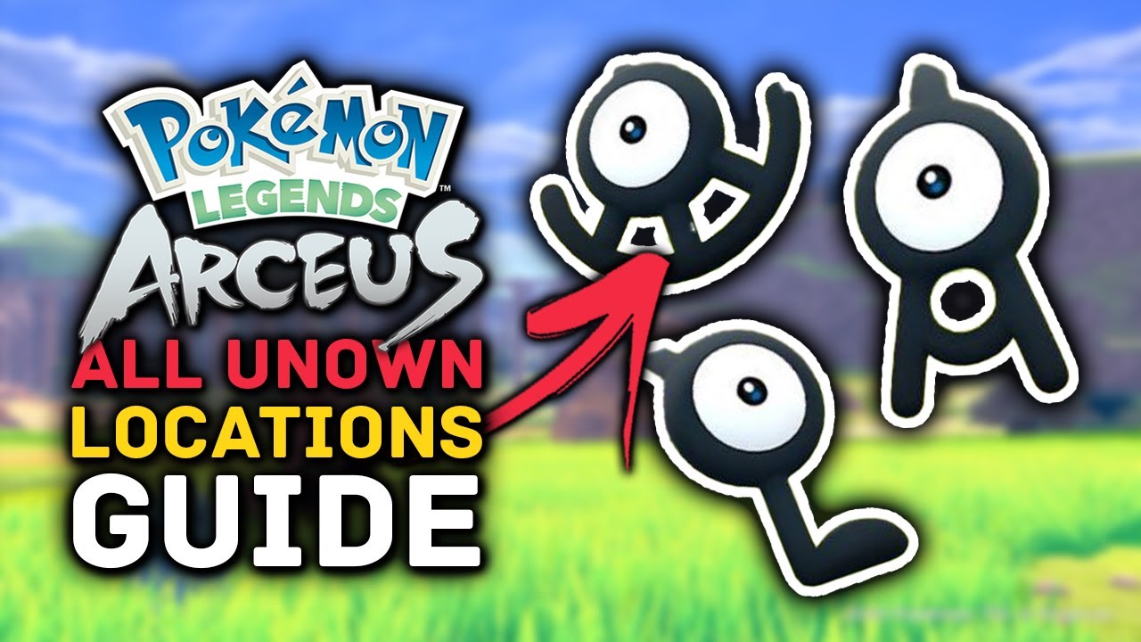Pokemon Legends Arceus — руководство по всем локациям UNOWN