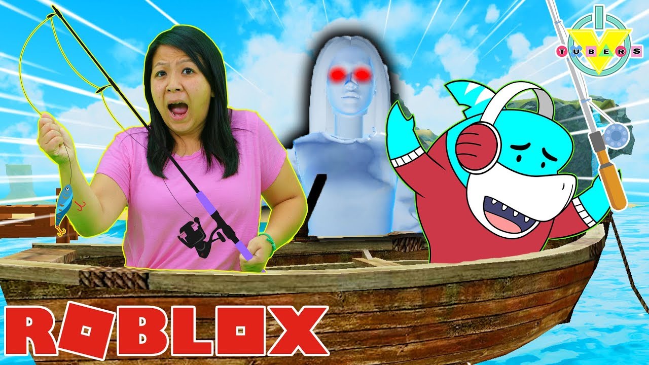 RYAN'S MOMMY FISHING IN SCARY CAMPGROUND IN ROBLOX! Let's Play Roblox with Big Gil