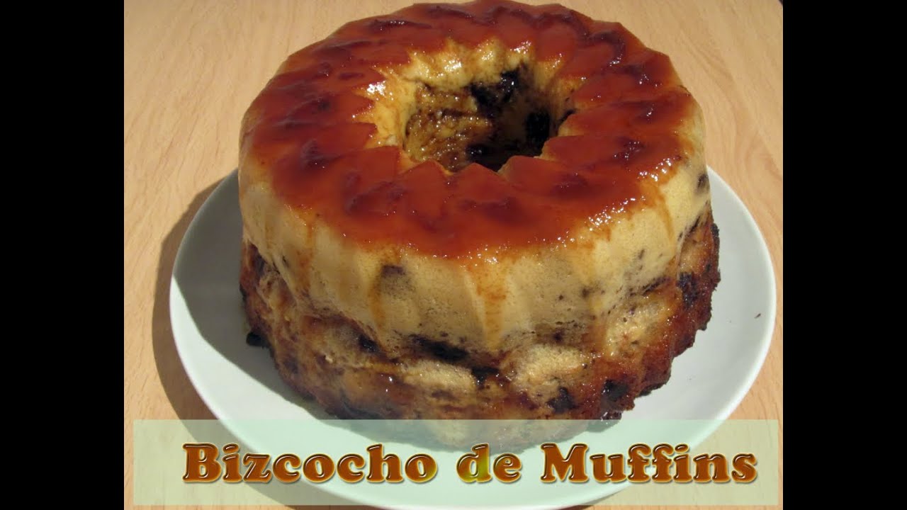 BIZCOCHO DE MUFFINS CON CHOCOLATE