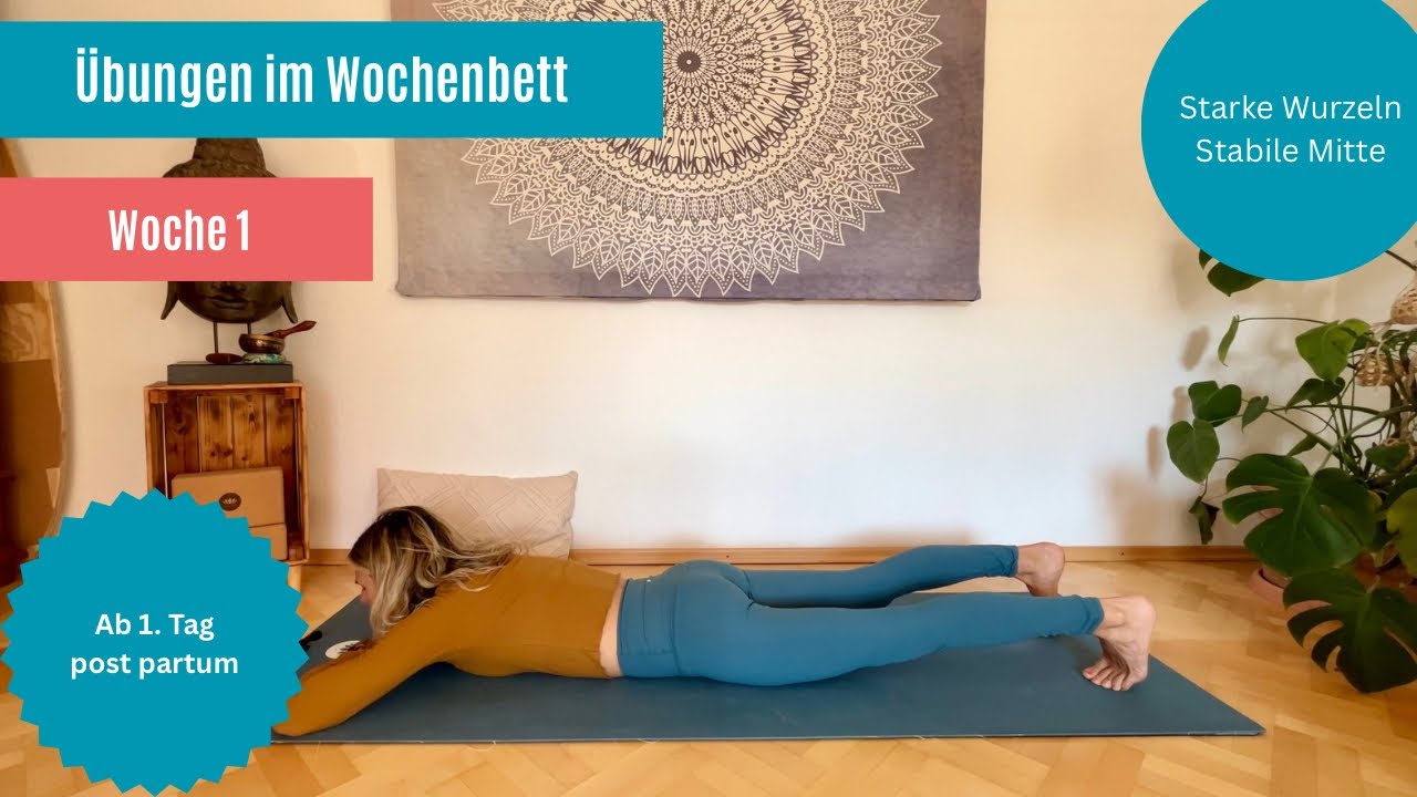 🤍 Wochenbett Übungen – ab Tag 1 nach der Geburt | Sanfte Rückbildung & Atmung