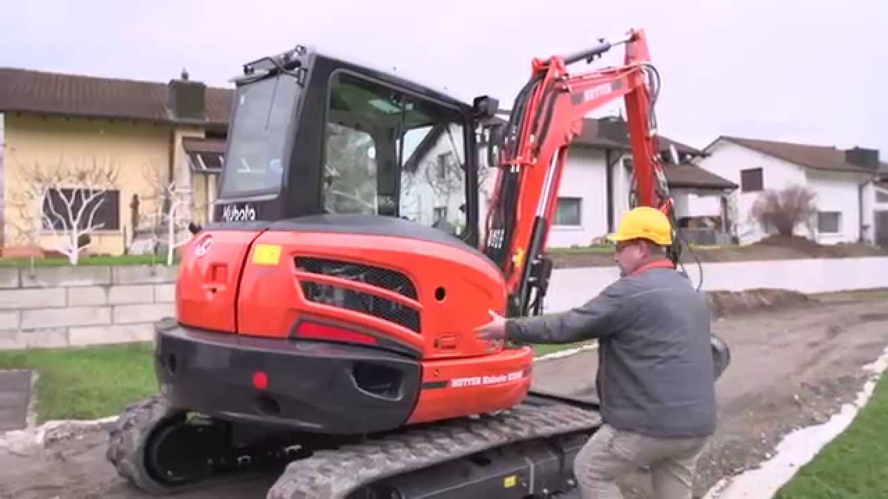 Hutter Kubota KX080 und Hutter Kubota KX057 im Einsatz