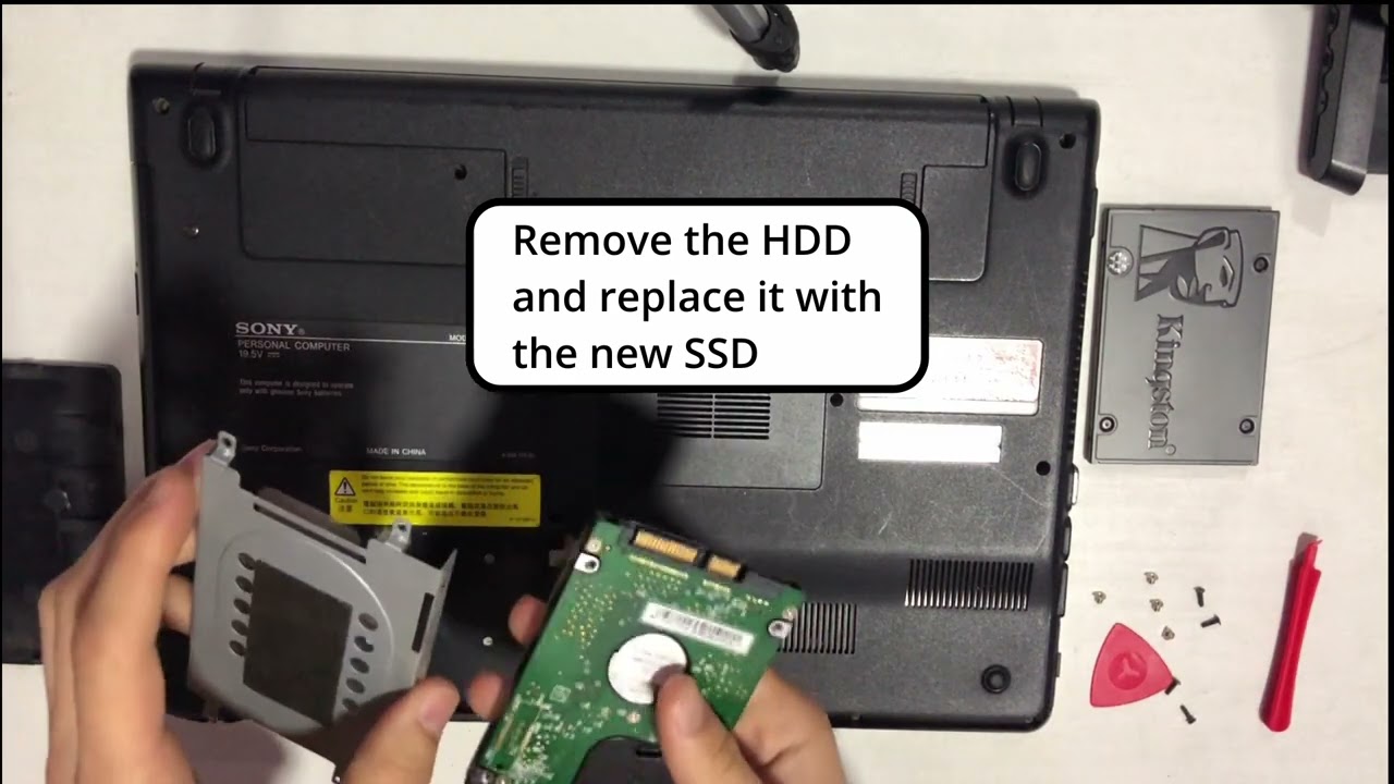 How to upgrade to SSD in Sony Vaio PCG laptop series