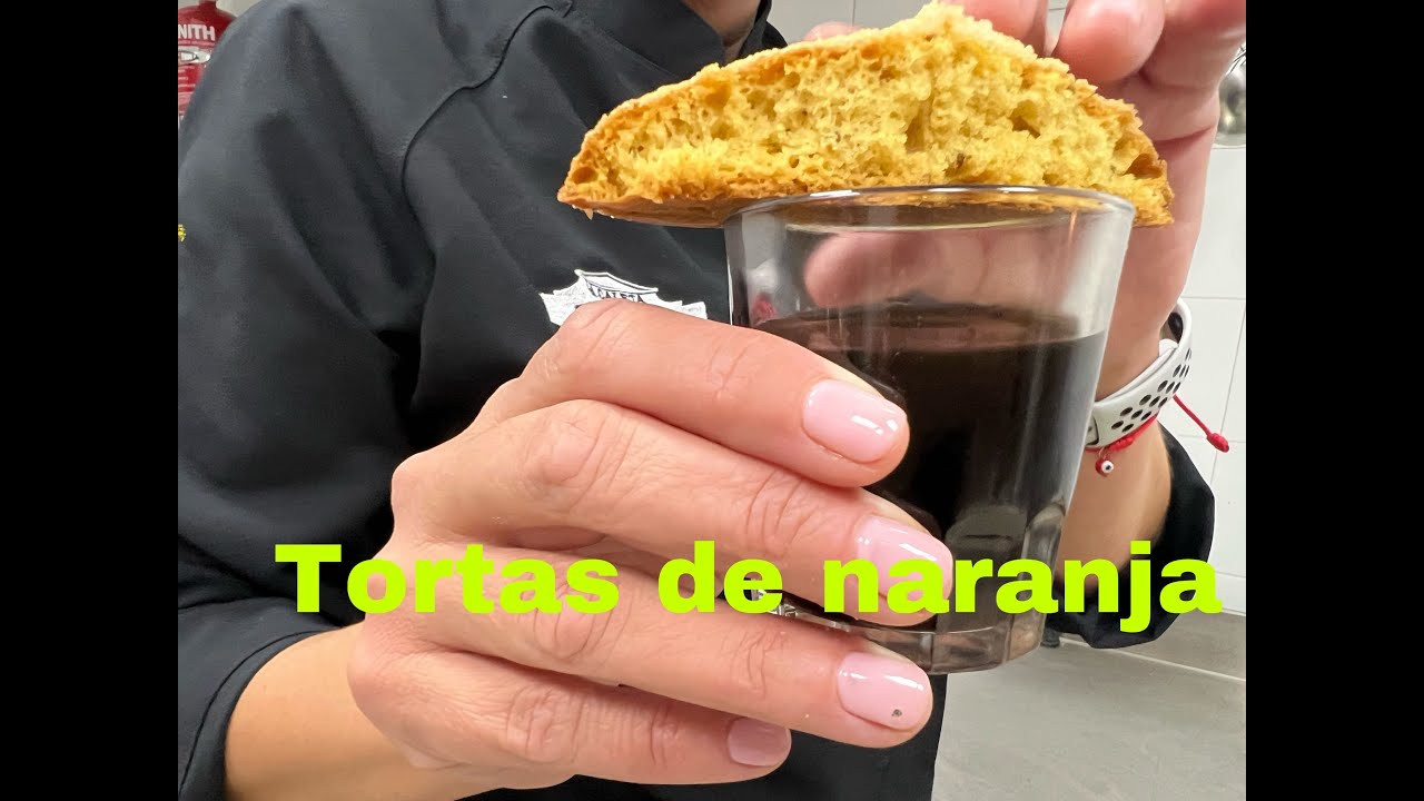 Tortas de naranja murcianas