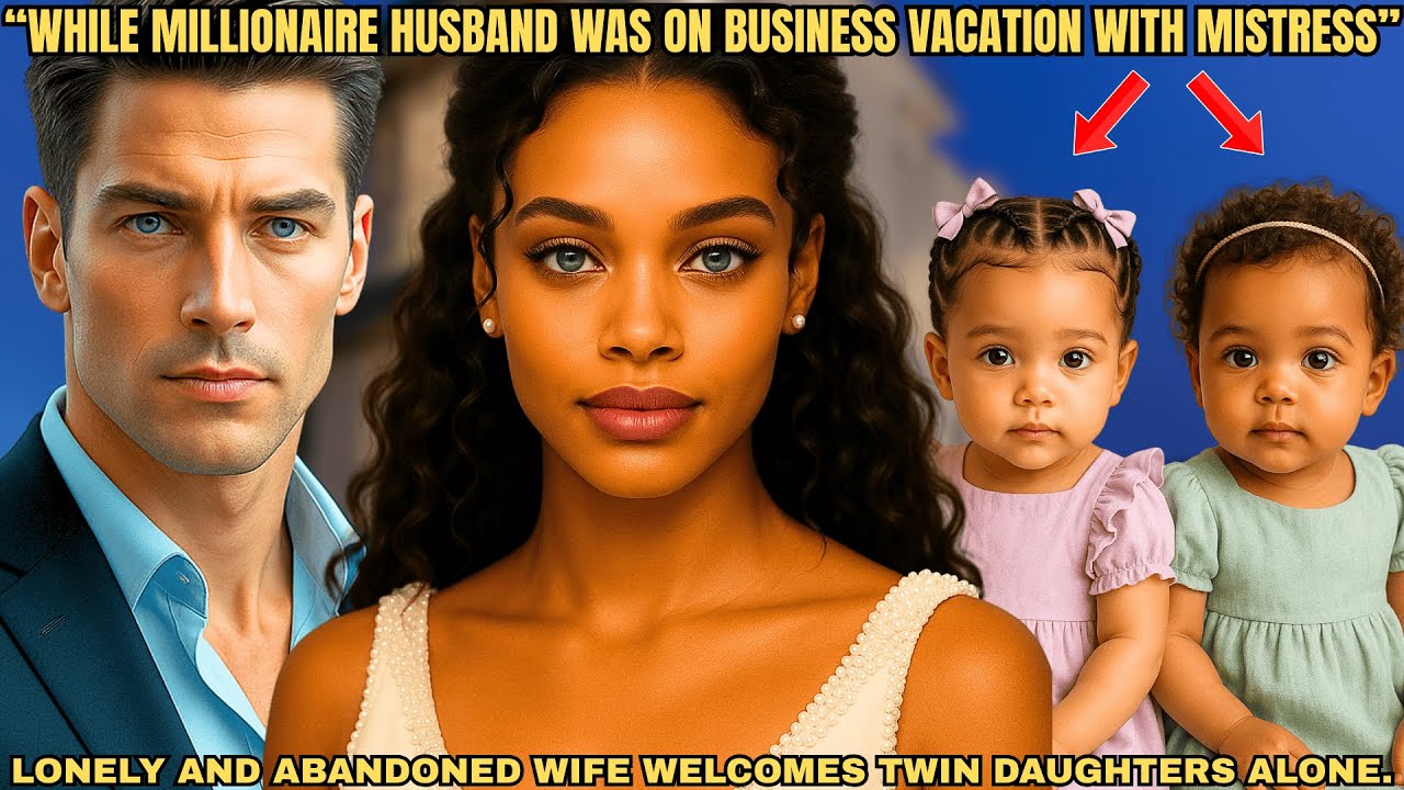 SHE'S ABANDONED BY FAMILY WHILE HUSBAND WAS ON BUSINESS VACATION WITH MISTRESS. WELCOMES TWINS ALONE