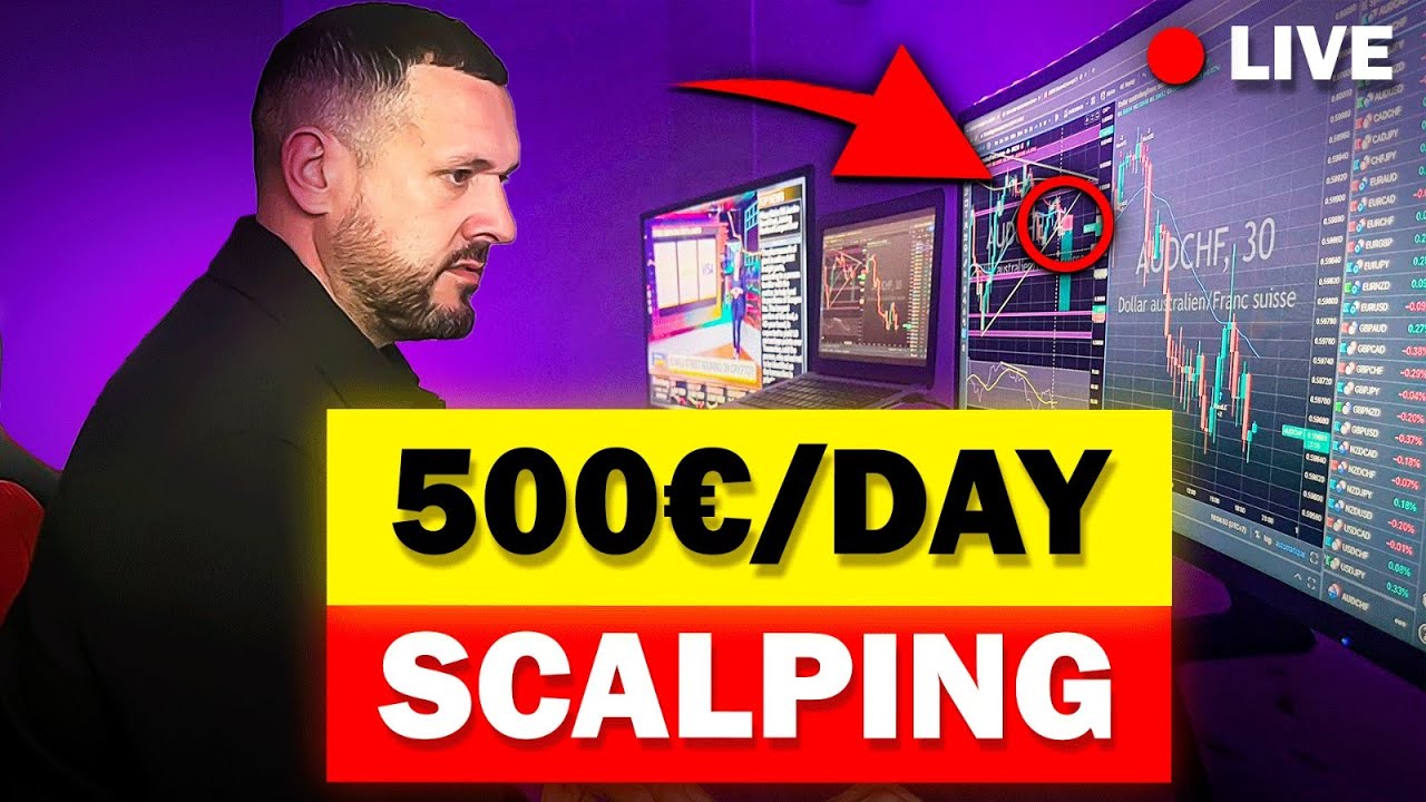 SCALPING EXTREME : J'encaisse 524€ En 3 Minutes avec 0 INDICATEUR ! (Live Scalping)
