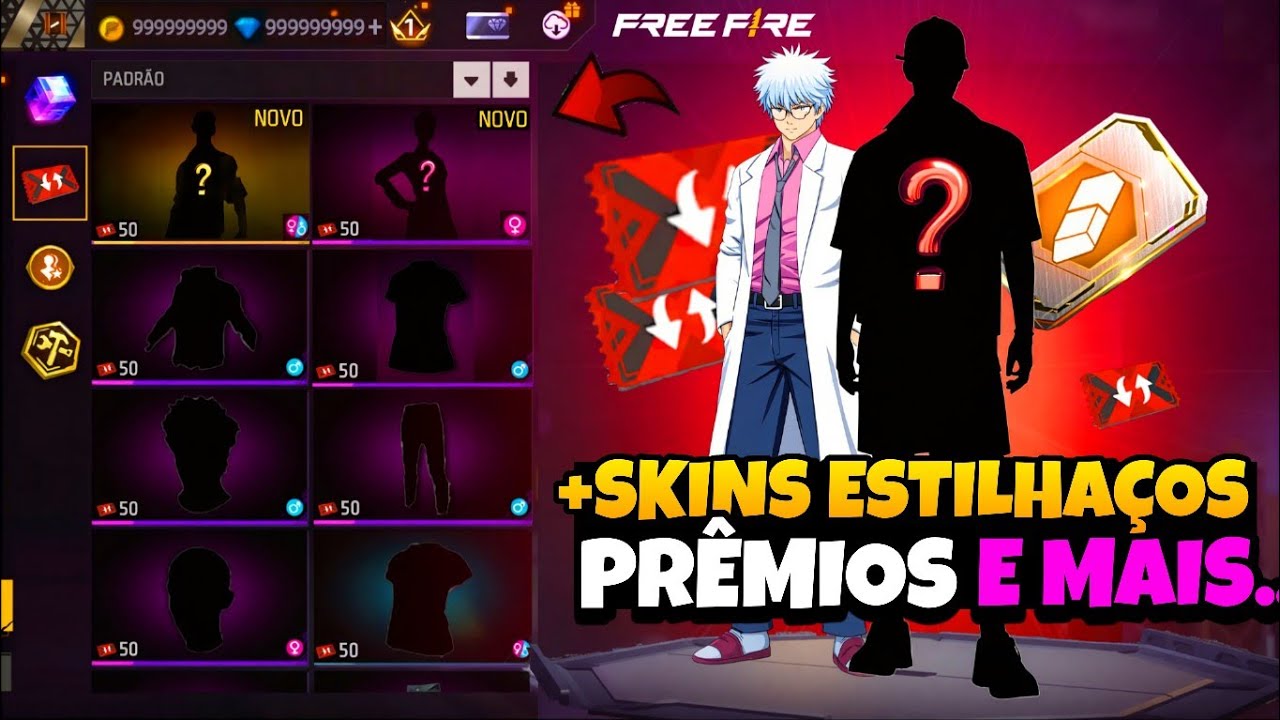 CORRE!! +SKINS NOS ESTILHAÇOS, TROCA NICK E NOVA ATUALIZAÇÃO NO FREE FIRE
