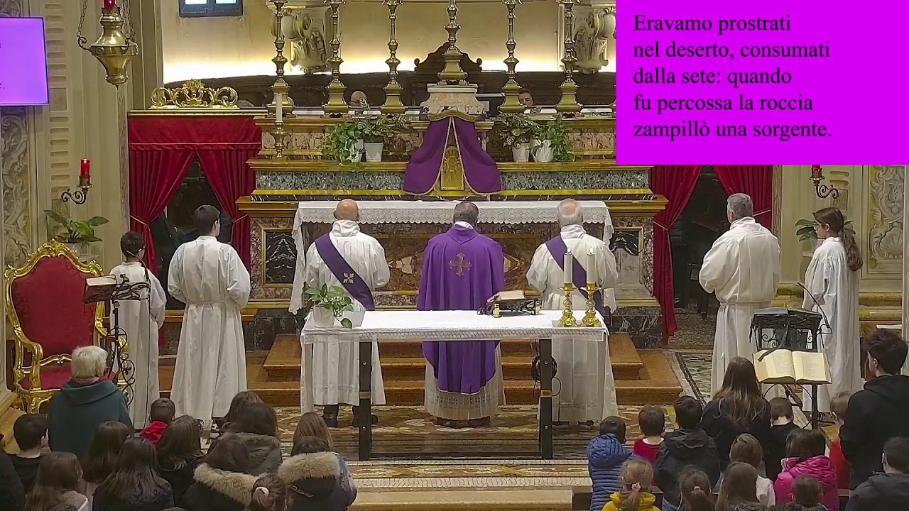 22 Febbraio - S. Messa