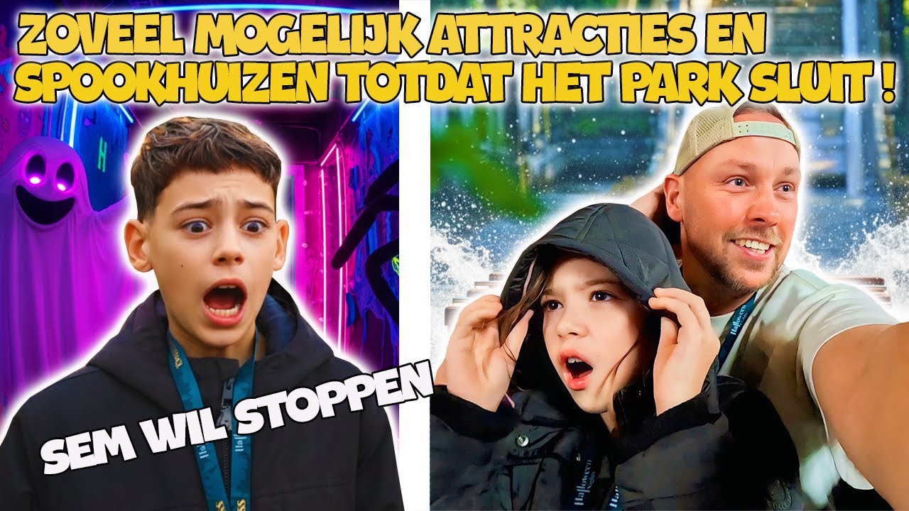 OM PRECIES 23:00 STOPT DEZE VIDEO IN DIT ATTRACTIEPARK !!- De Bakkertjes #963