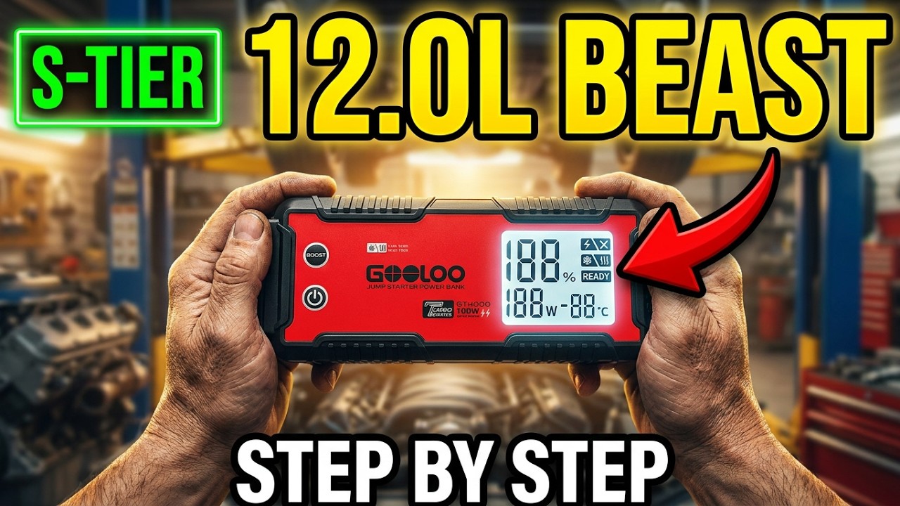 «ОБНОВЛЕННОЕ» пусковое устройство GOOLOO GT4000 (Beast Power — 12,0 л)