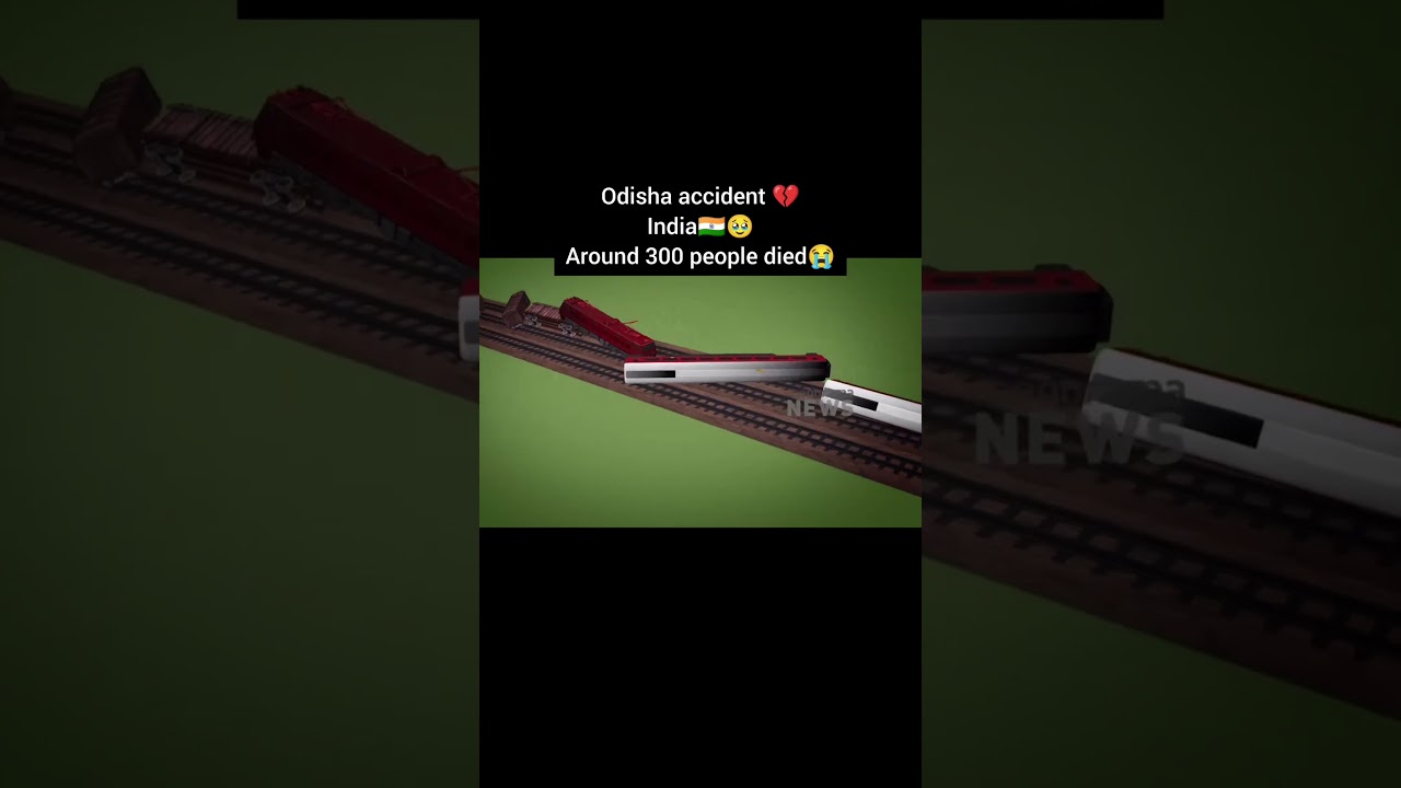 Balasore (Odisha) 3 trains accident on 02-06-2023 (animation video)