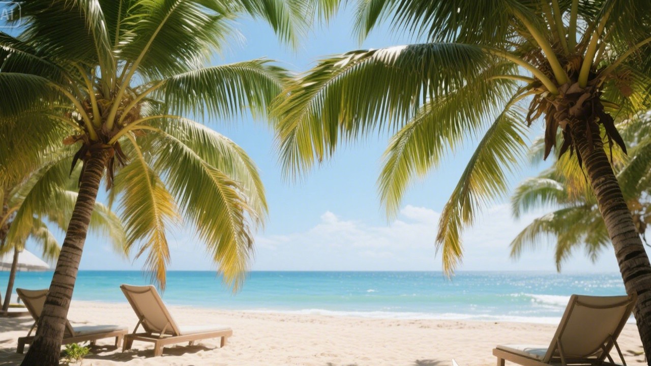 Tropical Beach Harmony Breaths Deeper Than Night For Peaceful Night Sleep 🌊