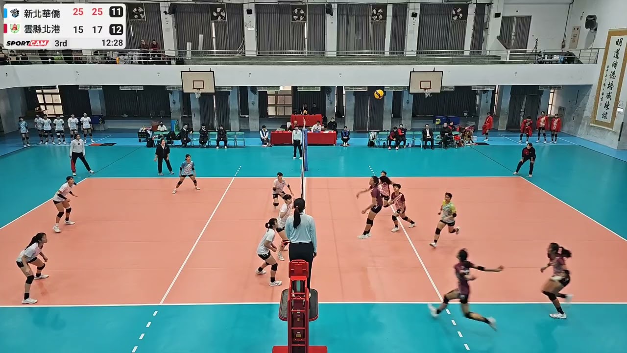 新北華僑 vs 雲縣北港 （第3局）（114學年度高級中等學校排球甲級聯賽複賽）