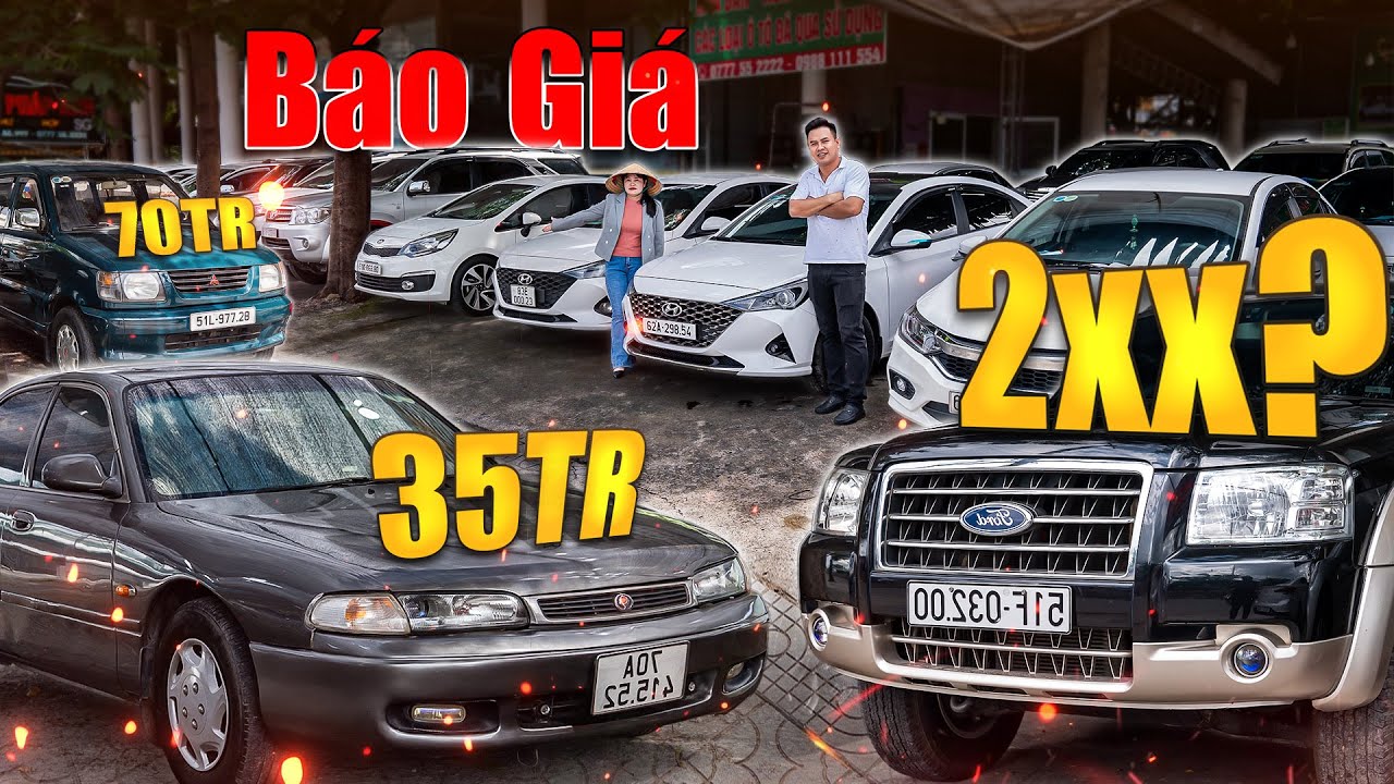 Chiếc xe nào 35TR đâu...Tham quan bãi xe phát hiện nhiều chiếc giá hết hồn!! #baogiatongbai