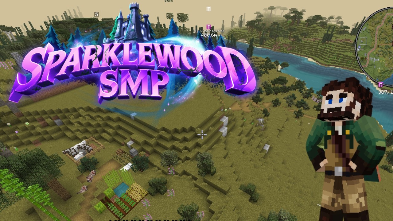 Let's make a Starter Home in Starter Town.  SparklewoodSMP | Ep 2