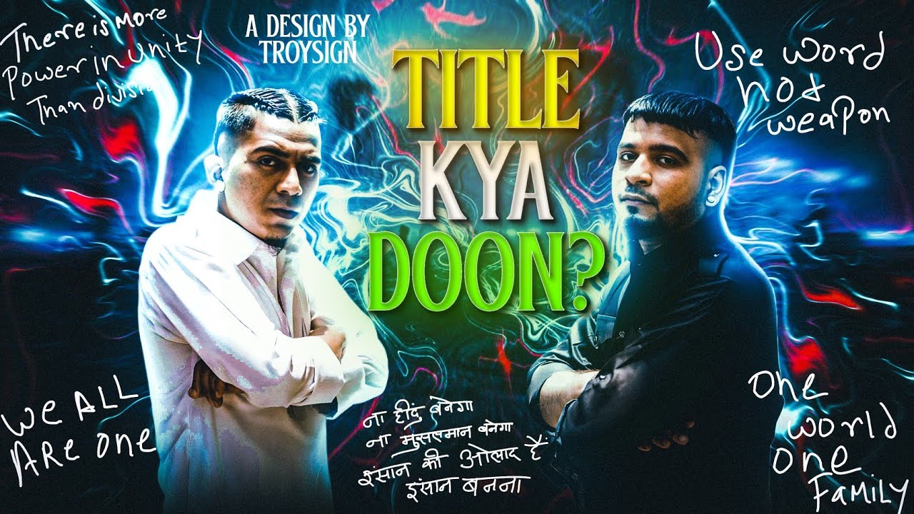 TITLE KYA DOON? - VIJAYDK X MC ALTAF | EDIT | TROYSIGN