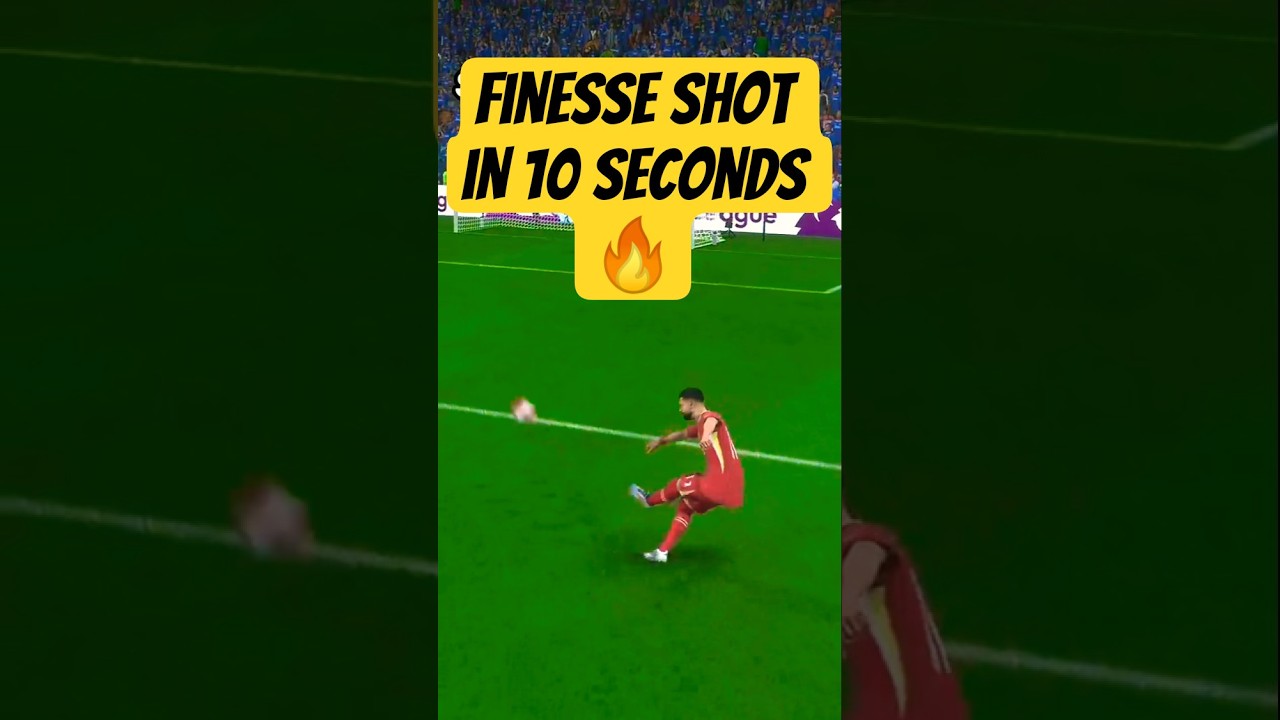 How to Finesse Shot in FC25 🎯 Learn the Best Finishing Move in Just 10 Seconds! #fc25