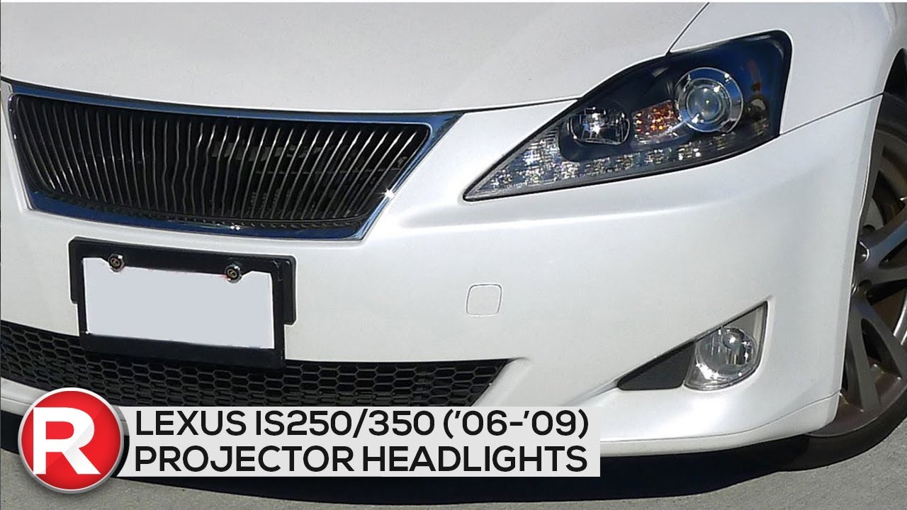 Spec-D Projector Headlights Lexus IS250 / IS350 (06-07-08-09) Sequential Signal - DIY Install How to