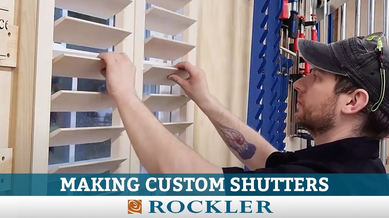 Making Custom Wood Shutters