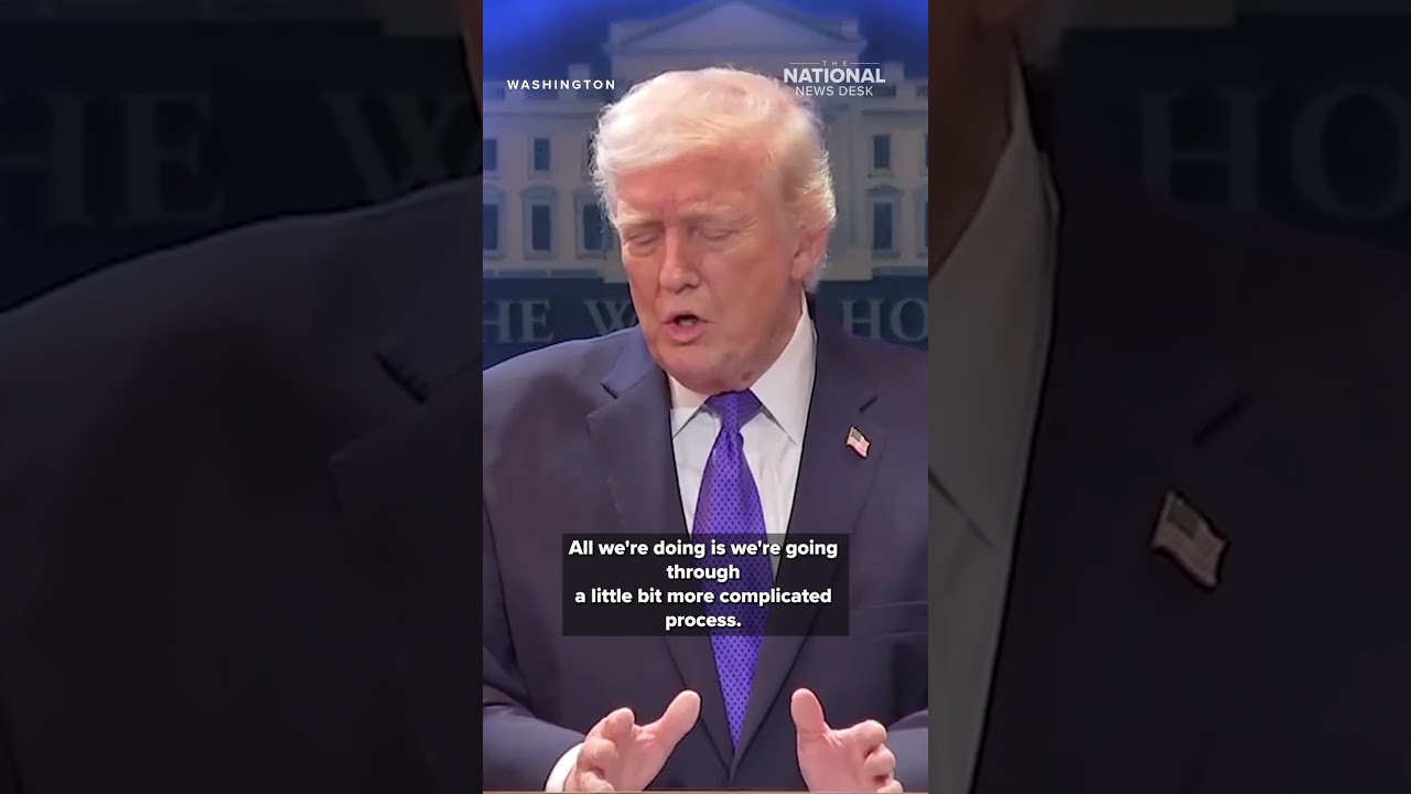 Trump, reporter debate congress support for tariffs