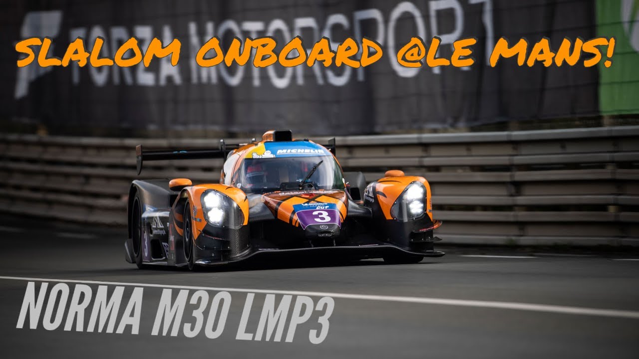 Slalom at Le Mans - onboard Road to Le Mans LMP3
