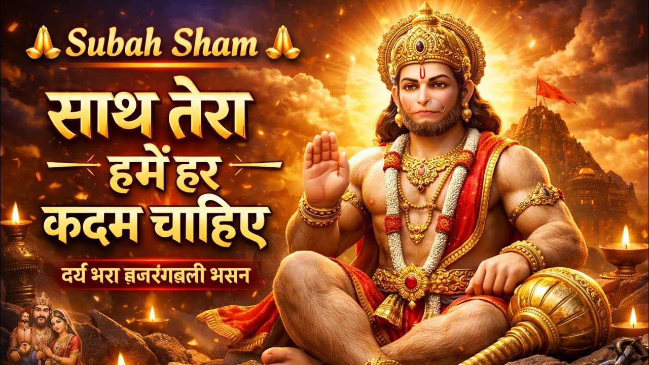 साथ तेरा हमें हर कदम चाहिए | दर्द भरा Bajrangbali भजन 🙏#viralvideo #hanumanbhajans 