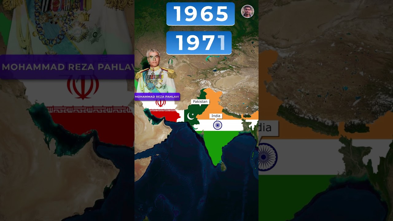 When Iran supported Pakistan against India in 1965 and 1971. Iran's historical Geopolitical stance
