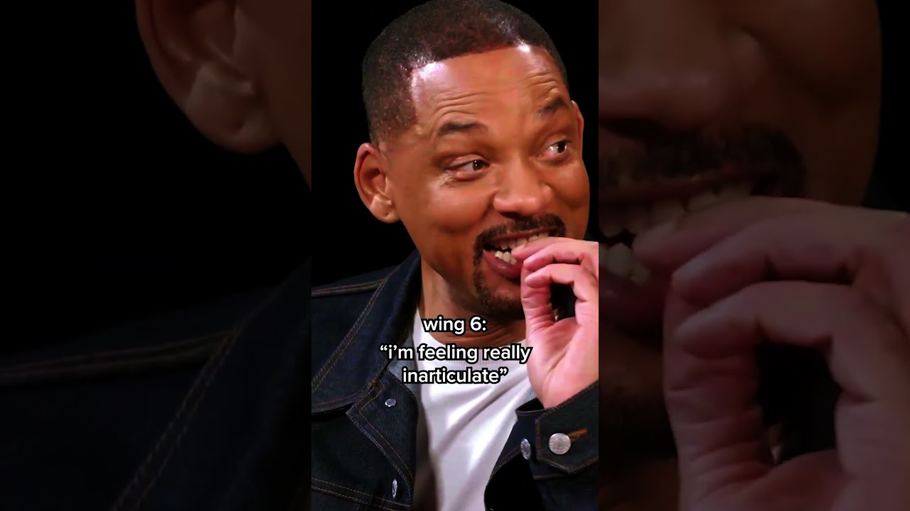 Will Smith's reaction to every wing on Hot Ones 🔥