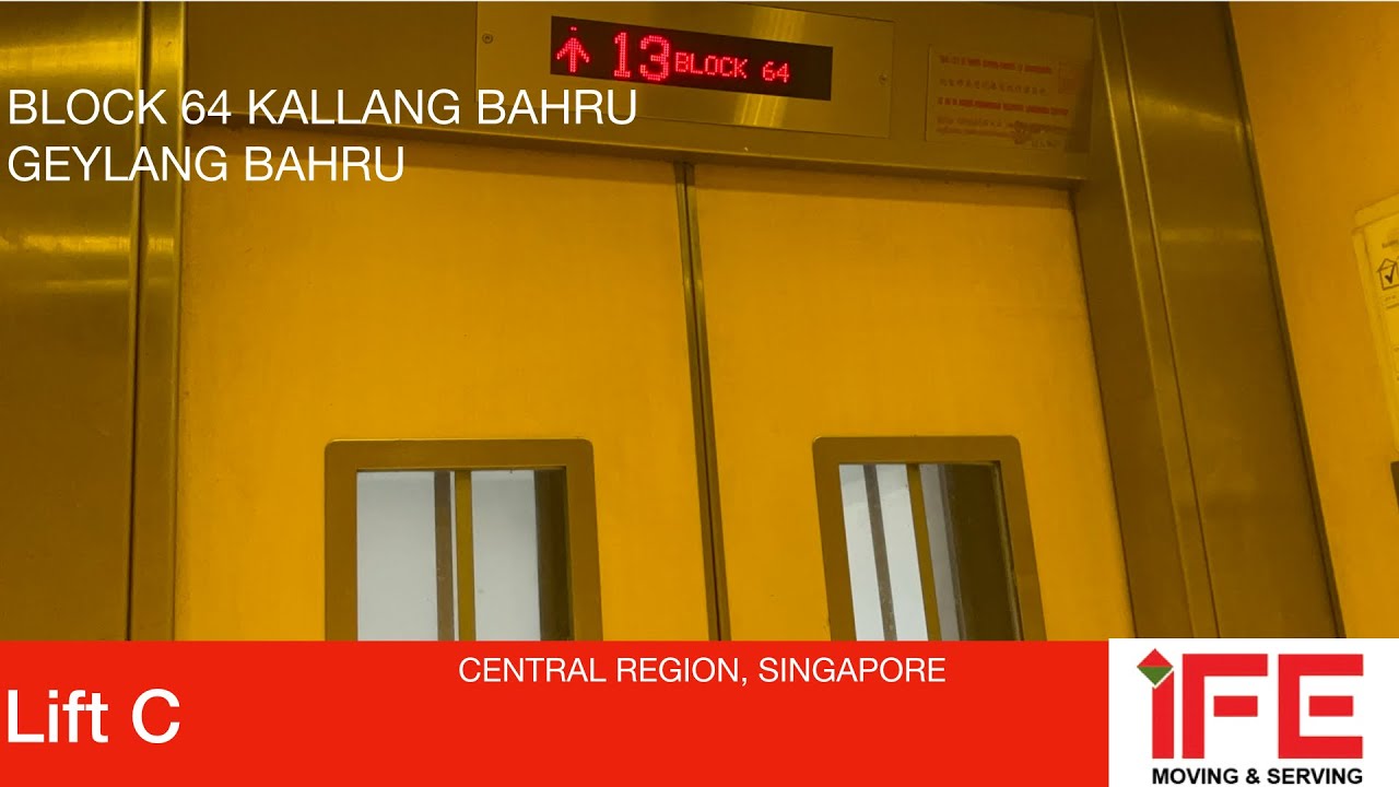 HDB Block 64 Kallang Bahru || IFE Elevator (Lift C)