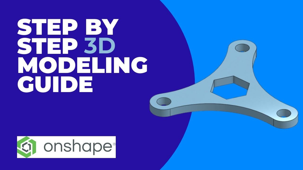 A step-by-step guide on how to model a Tri-Arm Mounting Plate