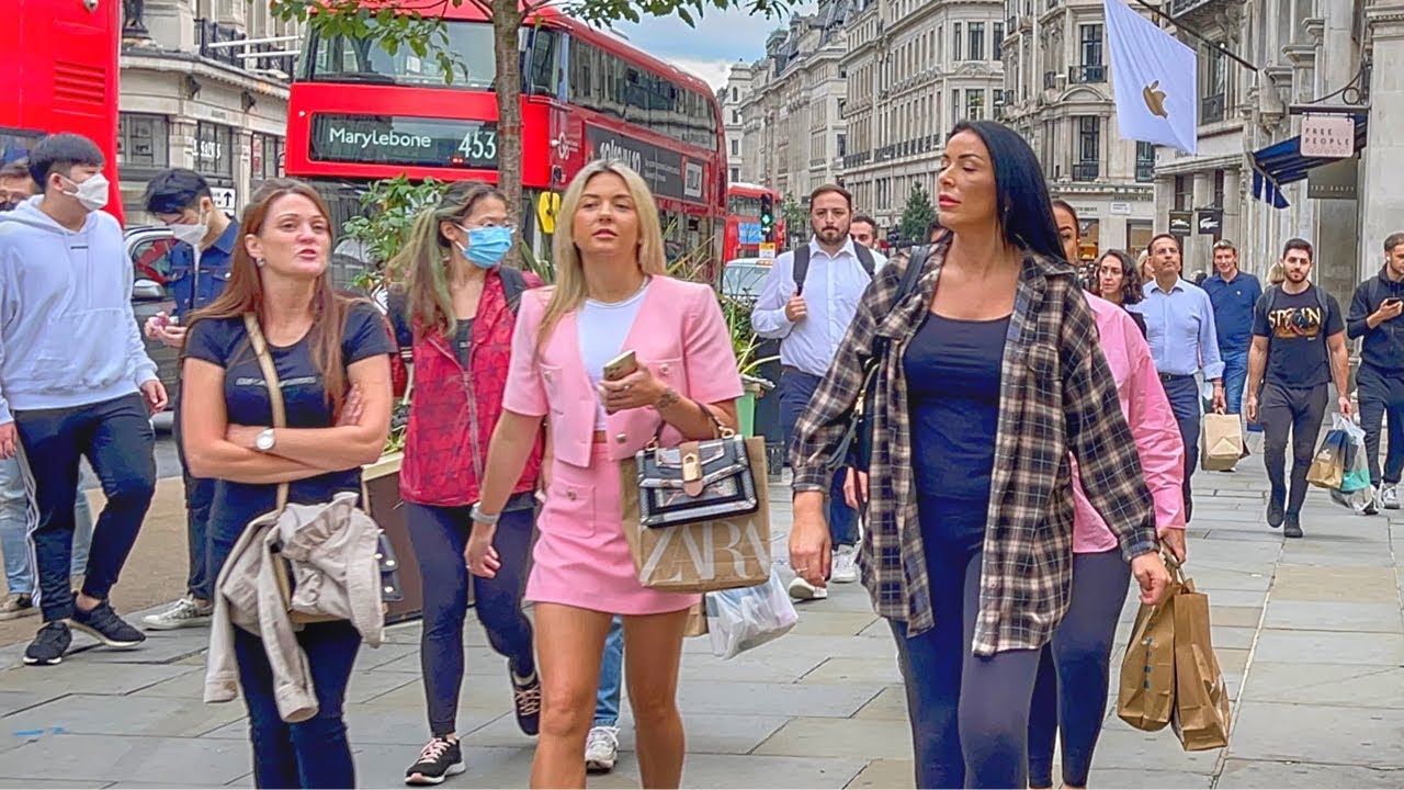 Walking the Streets Of London | Cloudy Afternoon In Central | London West End Walk Sep-2021 [4k HDR]