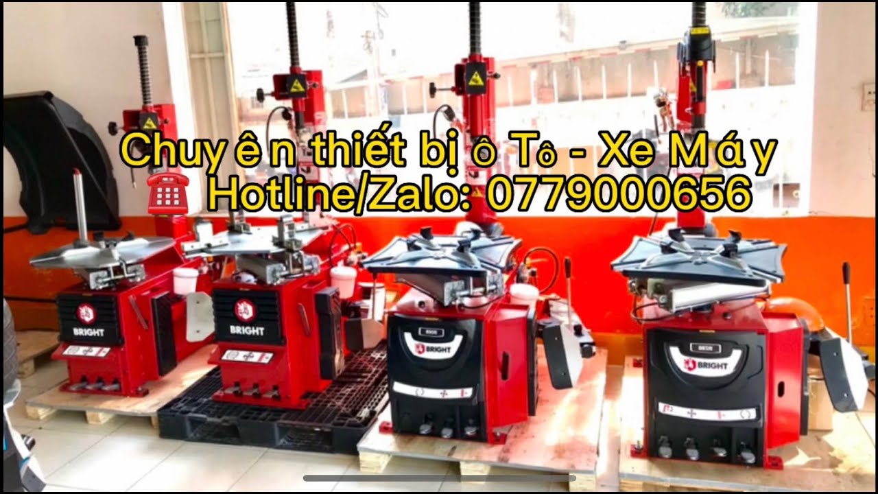 Máy Tháo Lốp Bright - Giới thiệu các dòng máy Tháo Lốp Tay Ga - Ô Tô, Hotline/Zalo: 0866880305