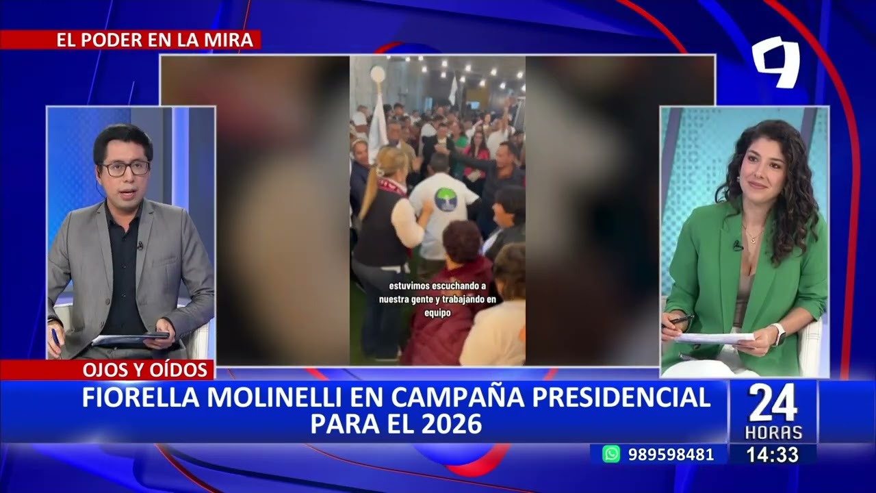 Fiorella Molinelli: expresidenta de EsSalud  en campaña presidencial para el 2026