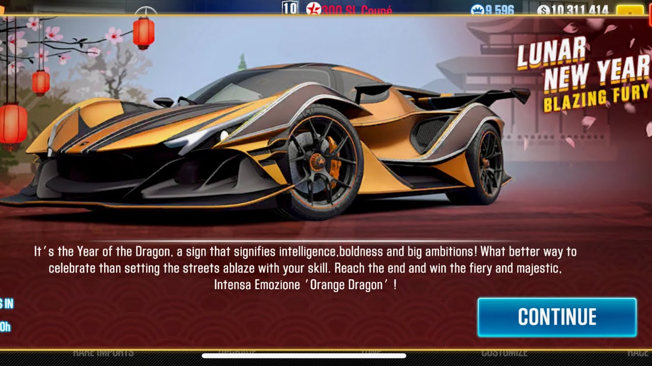 Intensa Emozione 'Orange Dragon’ - Blazing Fury Event