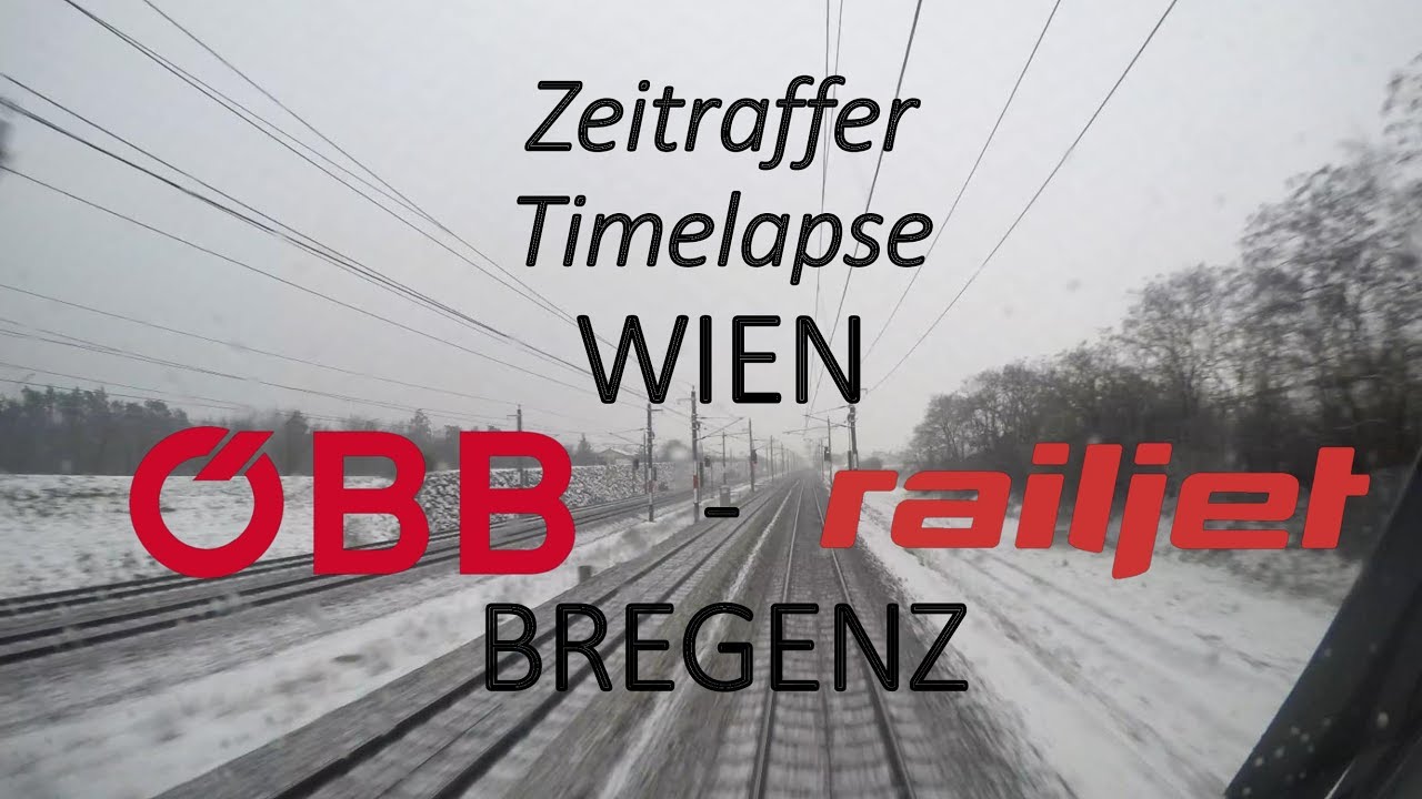 Führerstandsmitfahrt: Wien-Bregenz [FULL HD] Zeitraffer