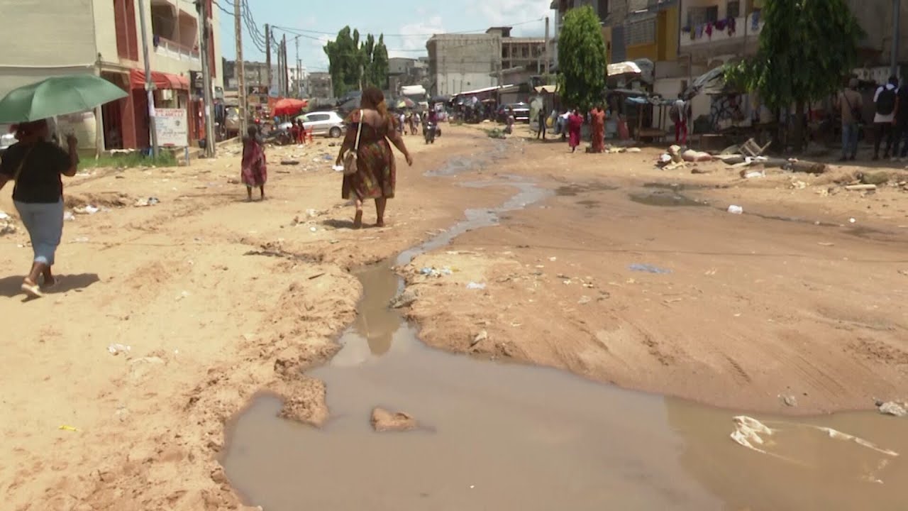 Les eaux usées menacent le cadre de vie des populations de Yopougon-Maroc (Carton Rouge)