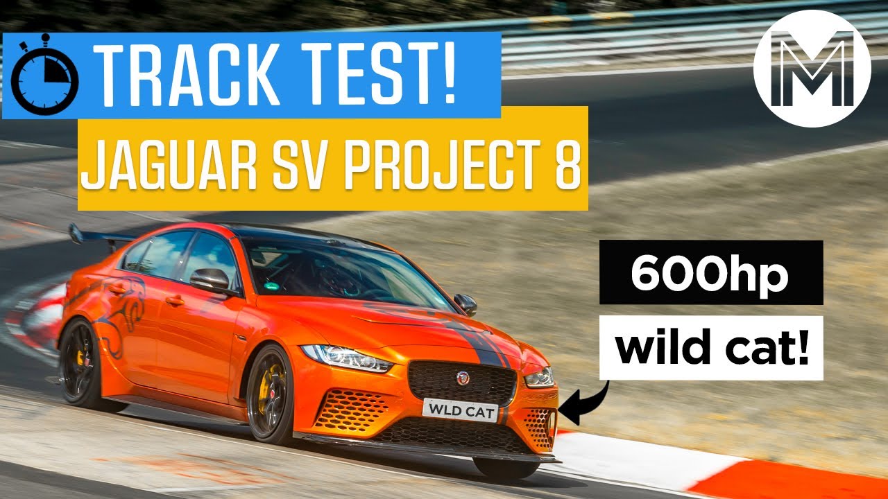 Jaguar SV Project 8 on track! Fastest sedan in the world! | MOTOR