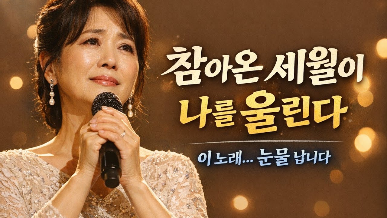 참아온 세월이 나를 울린다(트로트)