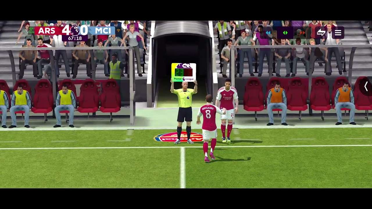 Arsenal Vs Manchester city FC mobile ultra graphics gameplay 