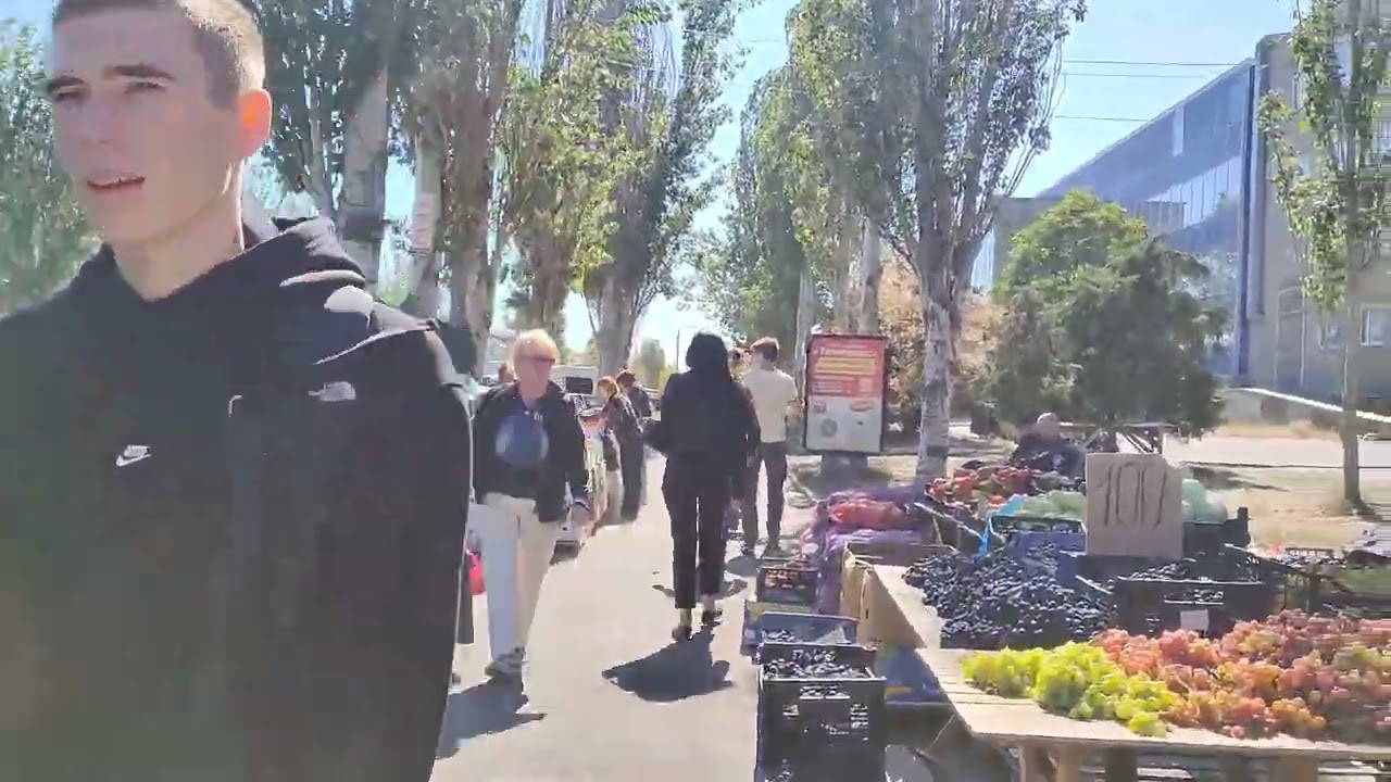 Видео зарисовки от Самолёта до Приморской площади город Бердянск 15 сентября 2025 г
